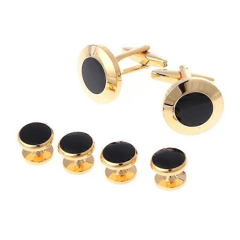 6 Pcs Men's Tuxedo Cufflinks Formal Costume Shirt Studs Cuff Set Steady