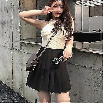 Gonna Lunga Bambina Donna Ragazze Svasato Pieghe Mini Skater Gonne