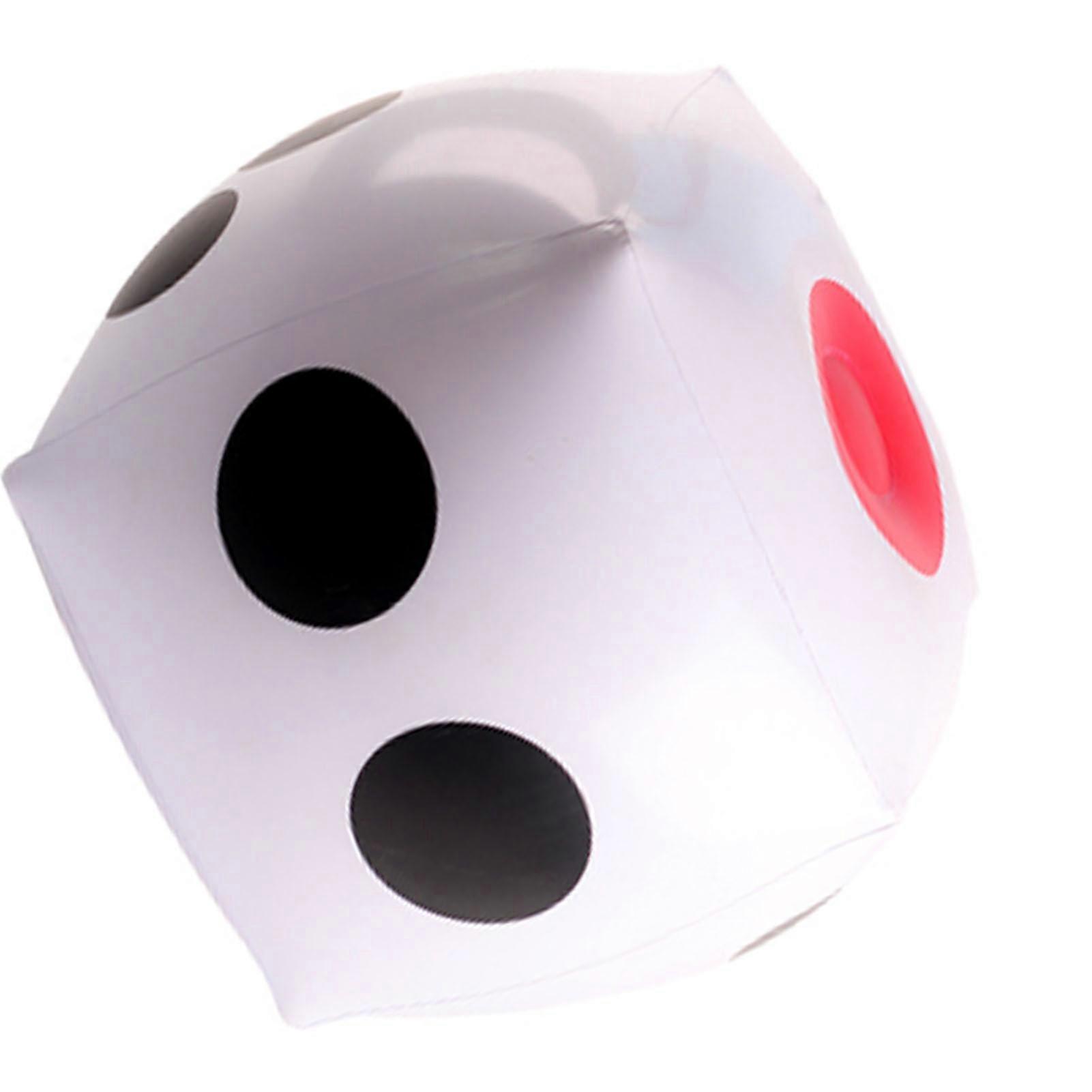 15in Jumbo Inflatable Dice PVC Fun Giant Inflatable Dice Large Inflatable Dice Toy for Indoor Outdoor Broad Game Pool Party 
