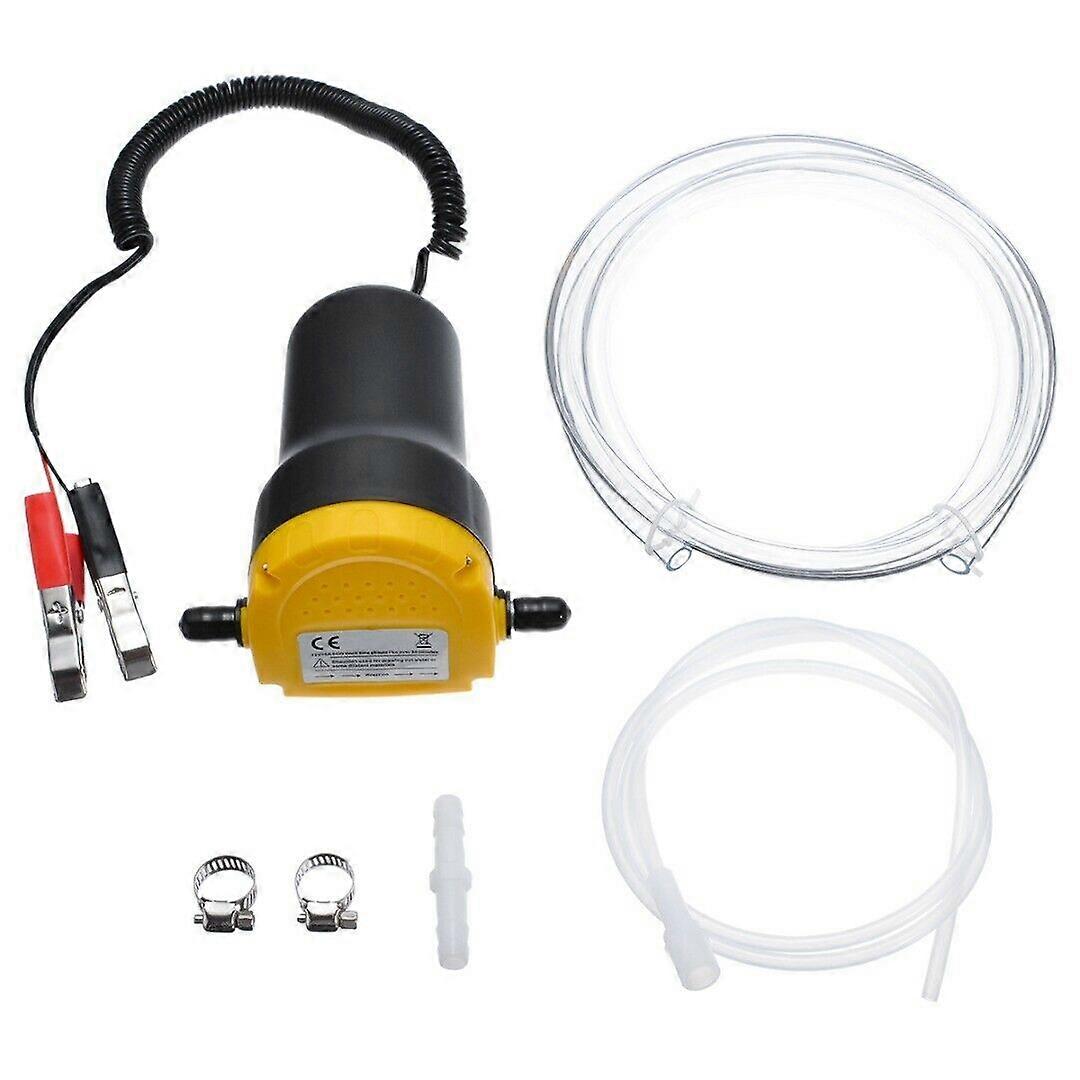 Oil Diesel Extractor Suction Pump Transfer Fluid Scavenge Change Car Boat 12V