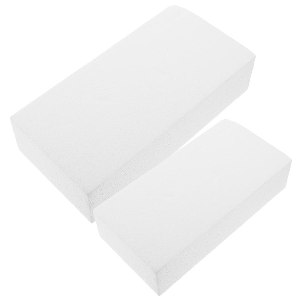 2Pcs Blank Foam Block DIY Crafts Foam Block Handmade Foam Block Modelo DIY Fornecimento