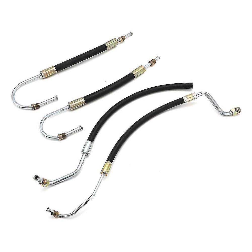 Engine Car Air Intake Power Steering Hoses For 1963 - 1979 Corvette Power Steering Hose Set Kit Small Block 327 or 350 C2 C3