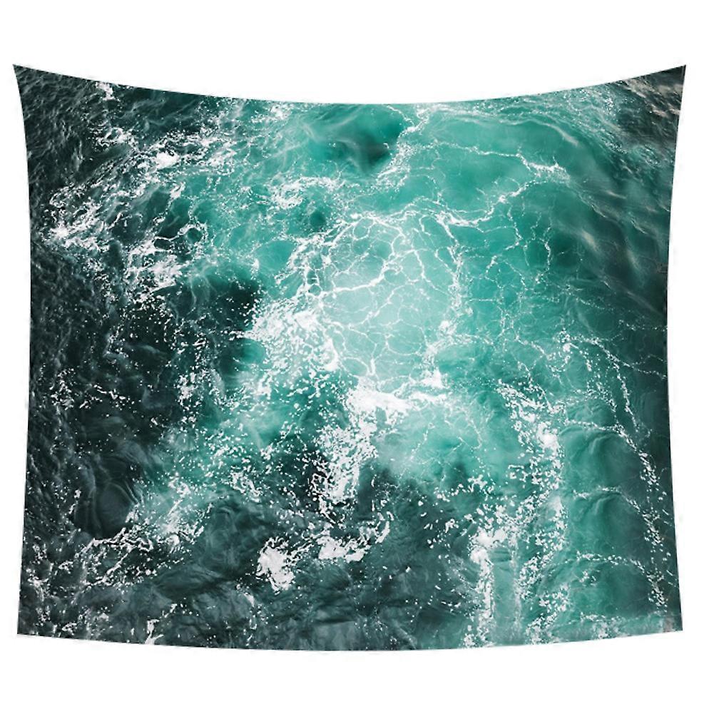 3D Beach & Wave Style Hanging Mat Art Beach Towel Carpet Tapestry for Picnic  #2 130 x 150cm