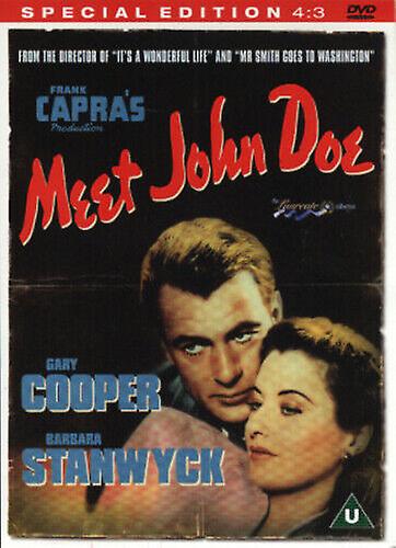 Meet John Doe (Special Edition) DVD (2001) Gary Cooper Capra (DIR) cert U - Region 2