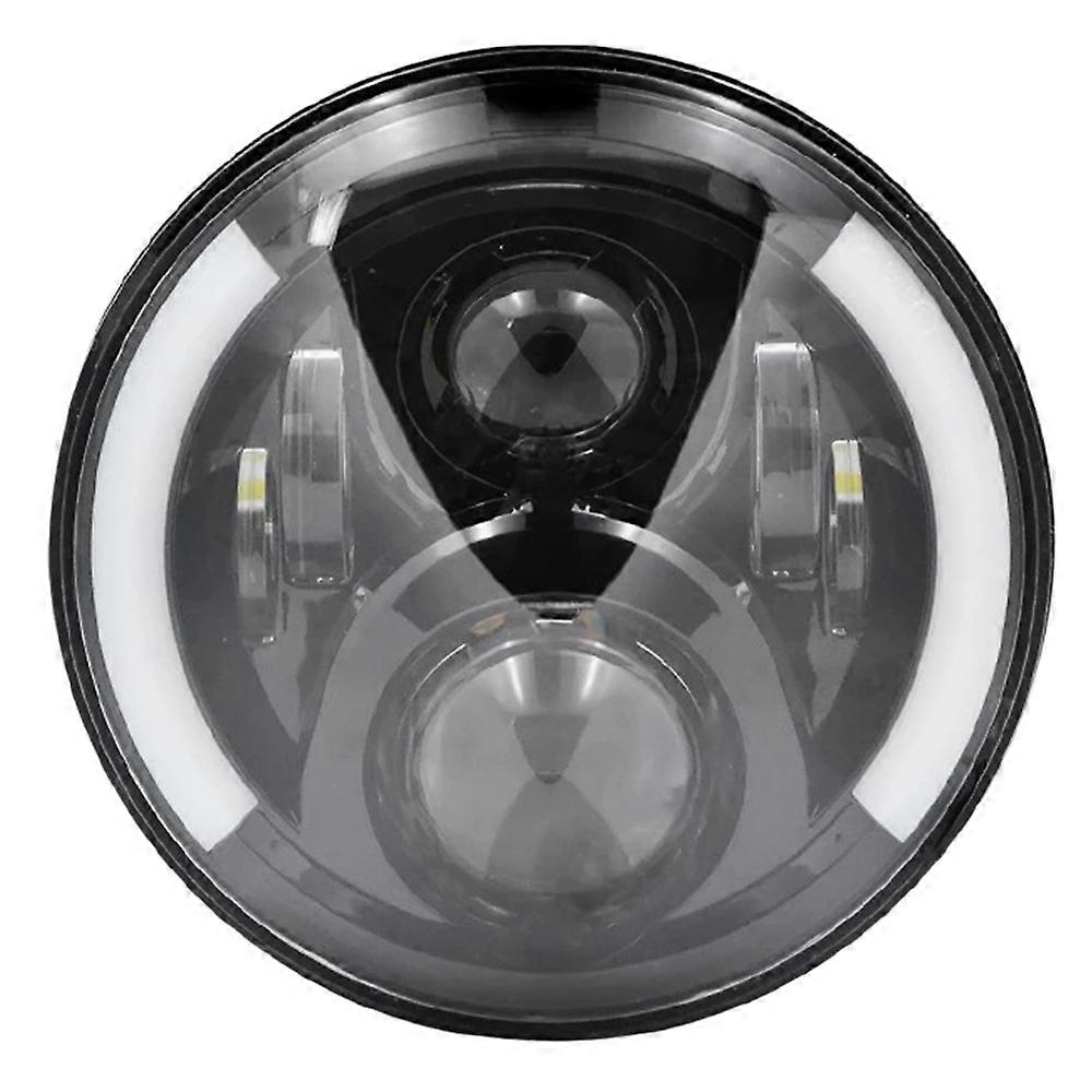 7 Inch Motorcycle LED Headlights Motorcycle LED Round Headlights with Amber Turn Signals for Softai