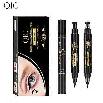 Dualed Ended Triangled Eyeliner Pencil Stamped Eyeliner Waterproofed Non-Smudging 3.3ml