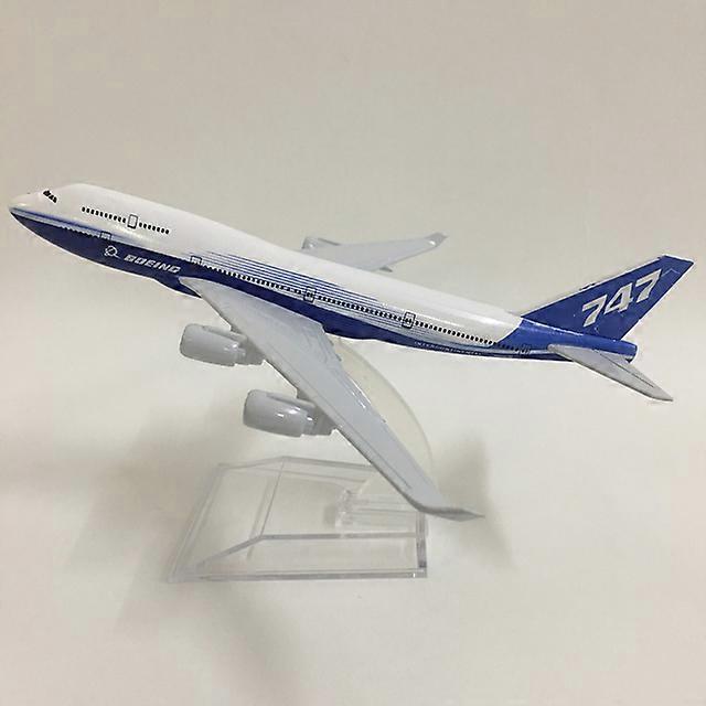 JASON TUTU 20cm Boeing 747 Model Plane Model Airplane Original Boeing 787 Aircraft Model 1:300 Diecast Metal Airplanes Plane Toy