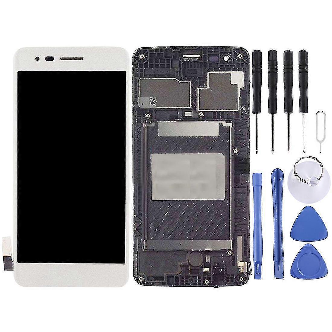 Tft Lcd Screen Compatible with Lg K8 2017 Us215 M210 M200n With Digitizer Full Assembly With Frame (black)