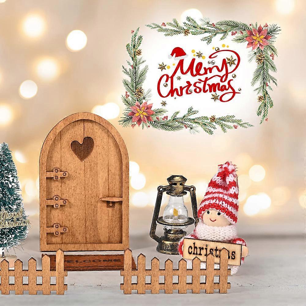 ZoneYan Gnome Accessories Christmas, Miniature Gnome Accessories, Mini