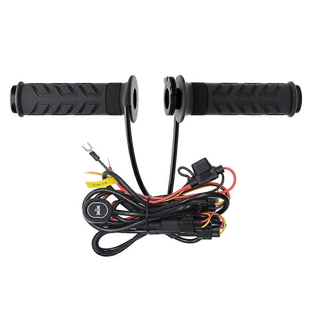 CS-1956D1 Motorcycle Heated Grips with 5+1 Temperature Adjustable / 1.5m ACC Cable