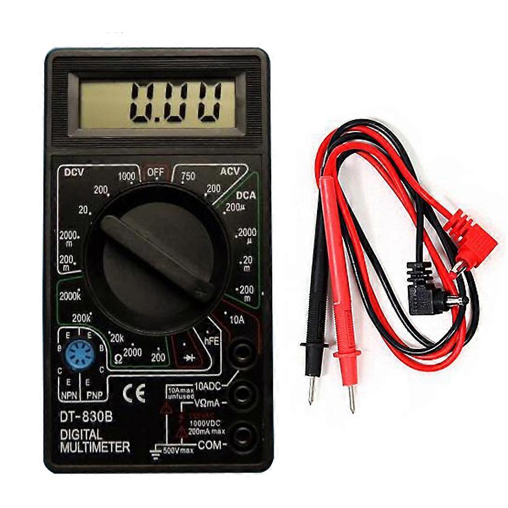 New Mini Digital Multimeter AC DC Voltmeter Ammeter Ohm meter Portable Multimeter Tester DT-830B