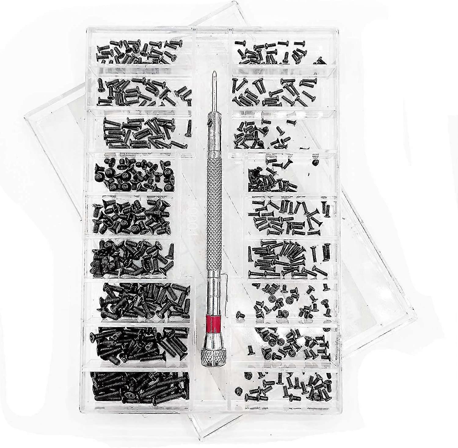Micro Screws Pan Head Small Self-tapping Screws, 500 Pieces Tw