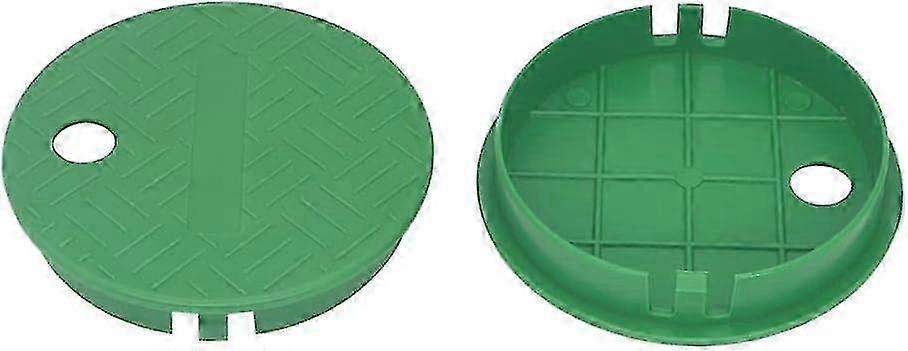 2 Pack ID 5.5" OD 6" Valve Box Lid Replacement for Sprinkler System Irrigation Circular Valve-Good