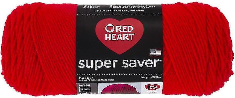 Red Saver Yarn, Hot Red Hot Red