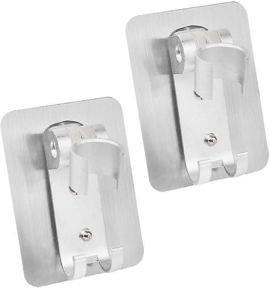 Shower Head Holder Adjustable Wall Mounted Adhesive Shower Bracket With Hooks