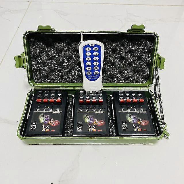 3X4 12Cues Lighting Receiver Remote Control Wedding Sparklers Machine Wireless Fireworks System Cold