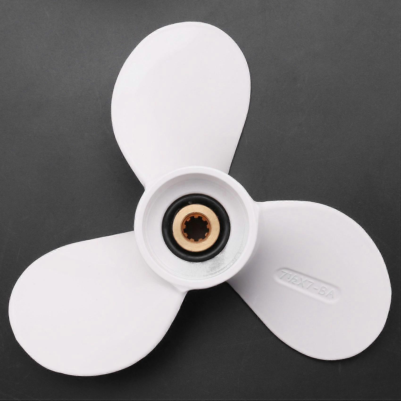 7 1/2x7 For 4hp 5hp 6hp For Yamaha 9 Tooth Spine Aluminium Propellers