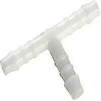 Coupling 6 Mm Hose, White/transparent10pcs