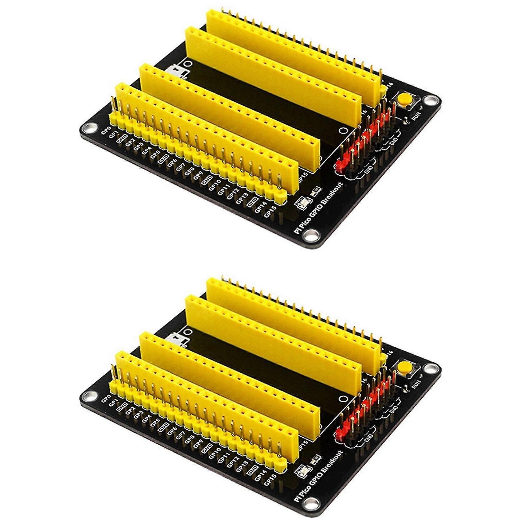 2x For Pico Gpio Breakout Extender Diy Expansion Board No Need To Solder External Sensor Modules