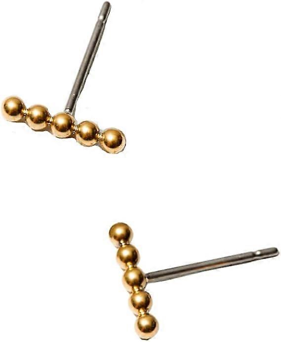 Hypoallergenic Pure Titanium Bar Studs