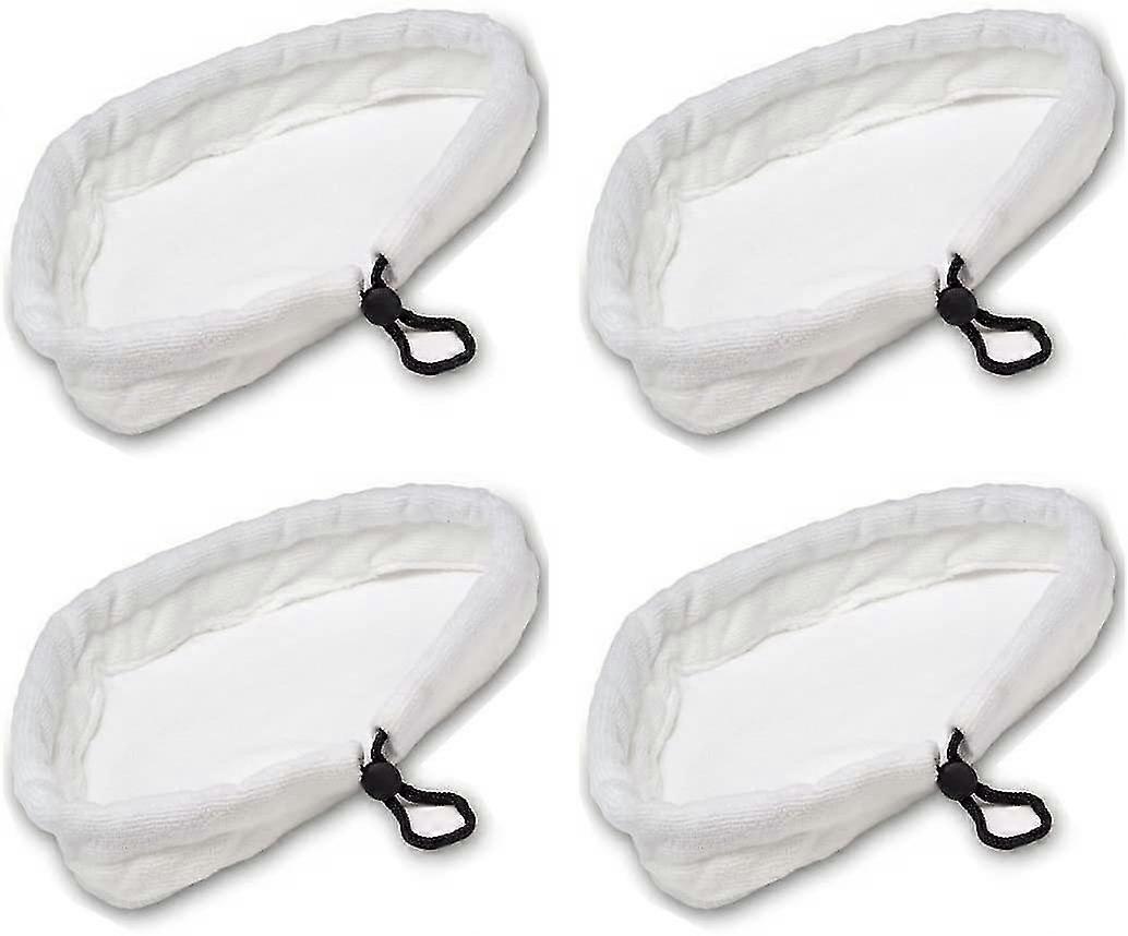 4pcs Home Clean Steam Mop Reusable Replacement Microfiber Cleaning