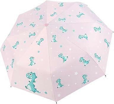 Umbrella Fully Automatic Umbrella Creative Pattern Handmade Umbrella Sunscreen Folding Umbrella Folding Umbrella