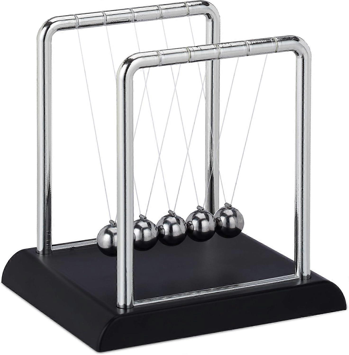 Newton Pendulum, Classic Ball Pendulum, 5 Balls, Physics Decorati