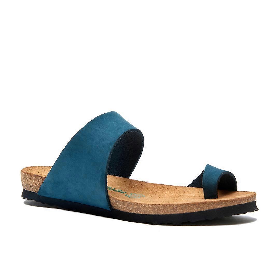 Women's Leather Slip On Sandal