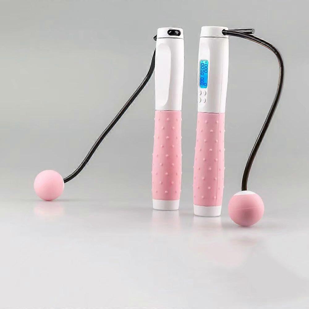 Skipping Rope, Digital Jump Rope Adjustable Weights/Length Cordless Jumping Rope with Calorie Counter
