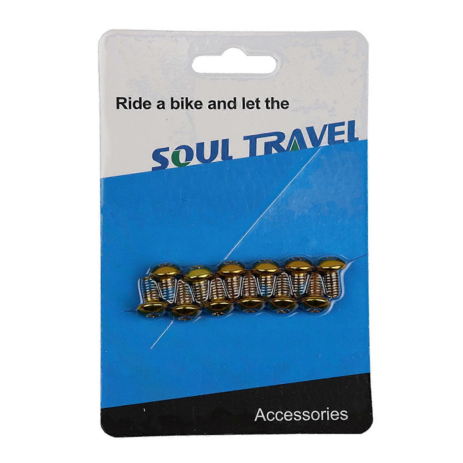 Kaesi 12Pcs Professional Disc Screw High Strength Easy to Install Long Service Life Brake Rotor Bolt for Road Bike