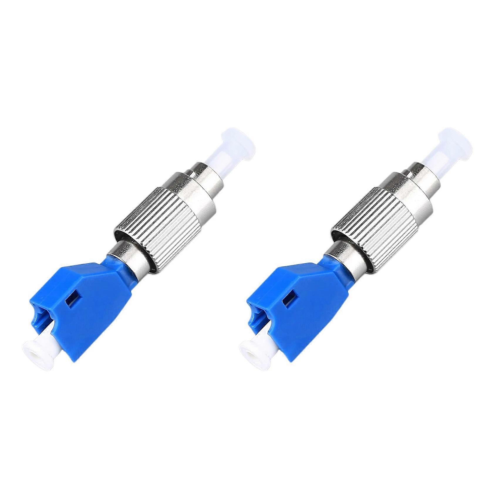 2Pcs Visual Fault Locator Adapter, Hybrid Fiber Optic Connector Adapter,Single Mode 9/125Um Male to