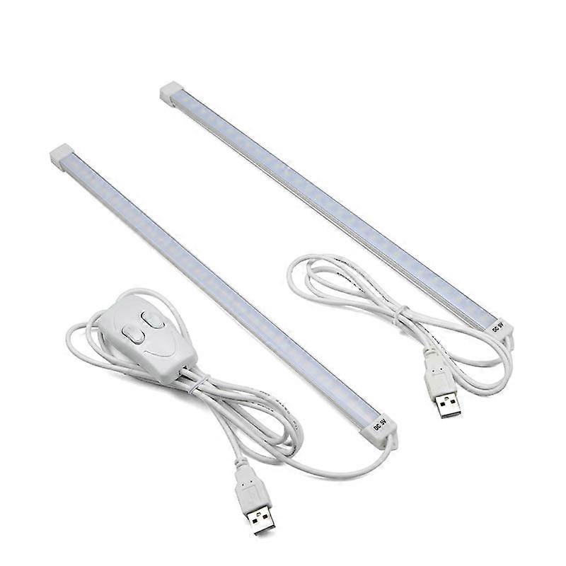 LED Under Cabinet Lighting USB Plug-in, Dimmable, 3 Color Changing, USB Light Bar