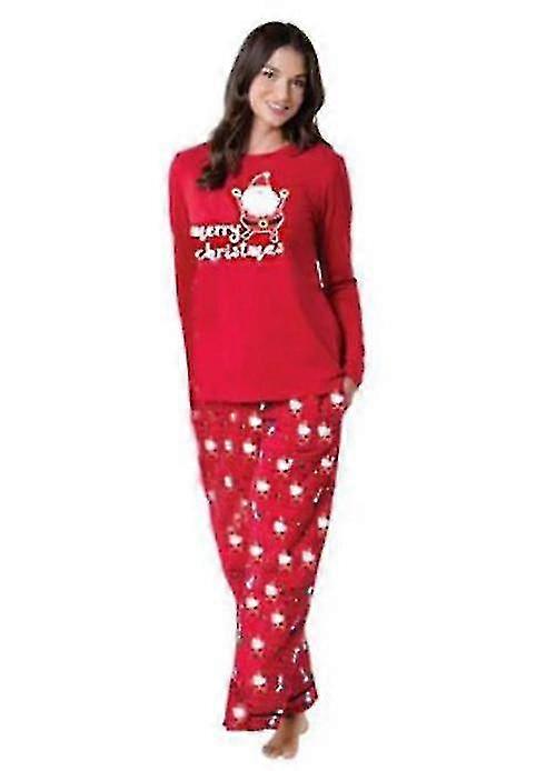Joulu pyjama perhe matching asu