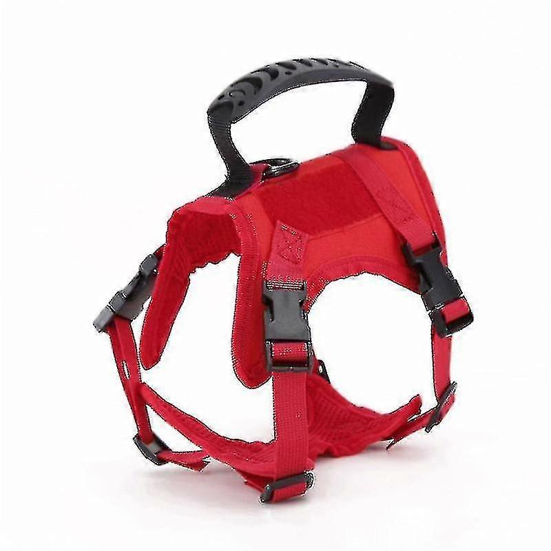 Tactical Cat Harness For Walking Escape Proof, Soft Mesh Adjustable Pet Vest Harness For Large Cat,small Dog