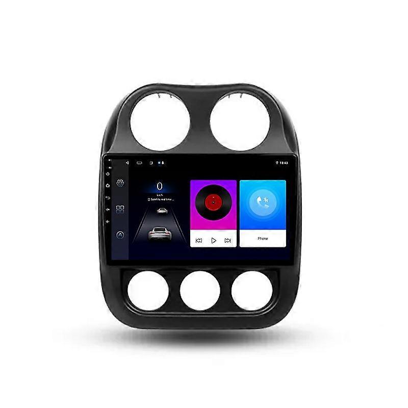 Car Radio For Jeep Compass 1 MK 2009 - 2015 Multimedia Video Player WIFI GPS