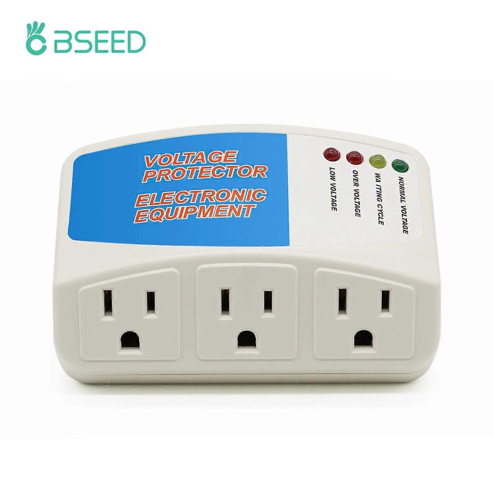 BSEED Power Surge Protector 120V Triple Wall Sockets Voltage Protector Home Refrige Brownout Plug US Standard 2/3Pack Baby Monitors