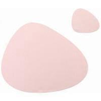 TCGG-Tovaglietta isolante termica in silicone stile nordico Tovaglietta in silicone occidentale Tovaglietta in silicone a goccia singola Rosa 2 pezzi