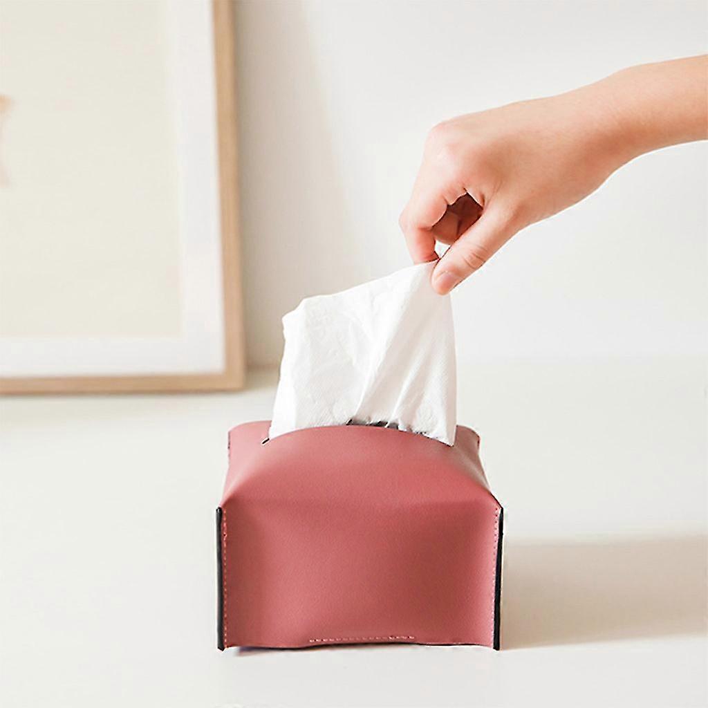 Pu Leather For Facial Tissue Box Paper Holder