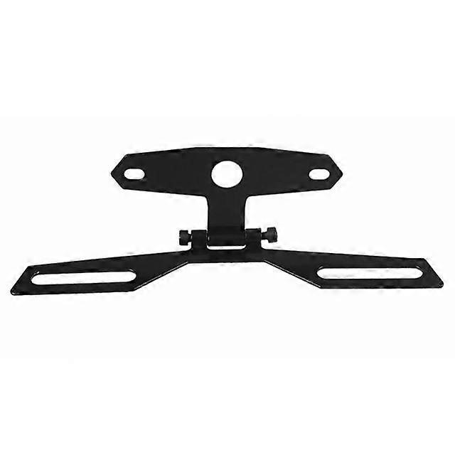 Motorcycle License Plate Frame Tail Light Folding Bracket Adjustable Holder for Motorbike ATV Dirt Bike Scooter Accessories 1pc