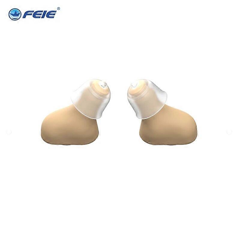 1 Pair USB Rechargeable Digital Hearing Aids C-5 Invisible 10 Channels CIC Hearing Aids Sound Amplifier For Both Ear For Elderly