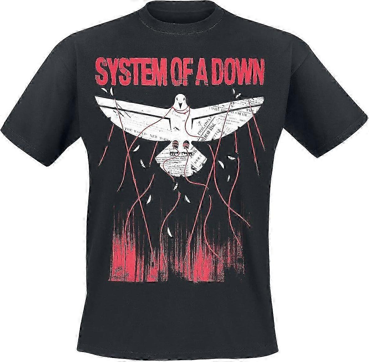 Systém Down Dove Conquer Hombre Camiseta 100% algodon Regular Retro trendy materiál