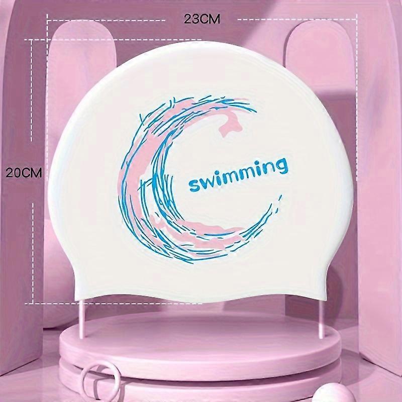 Silicone Swimming Cap, Waterproof And Comfortable Ear Protection Cap, For Men And Women