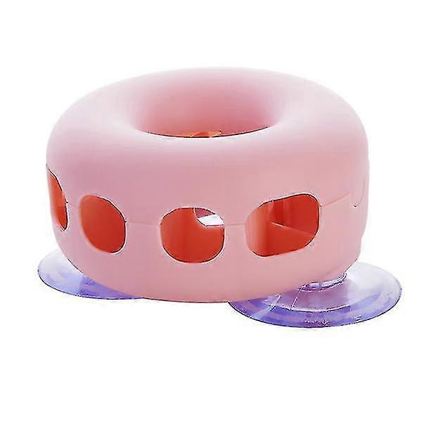 5 Pack Toothbrush Holder Wall Mount -pink