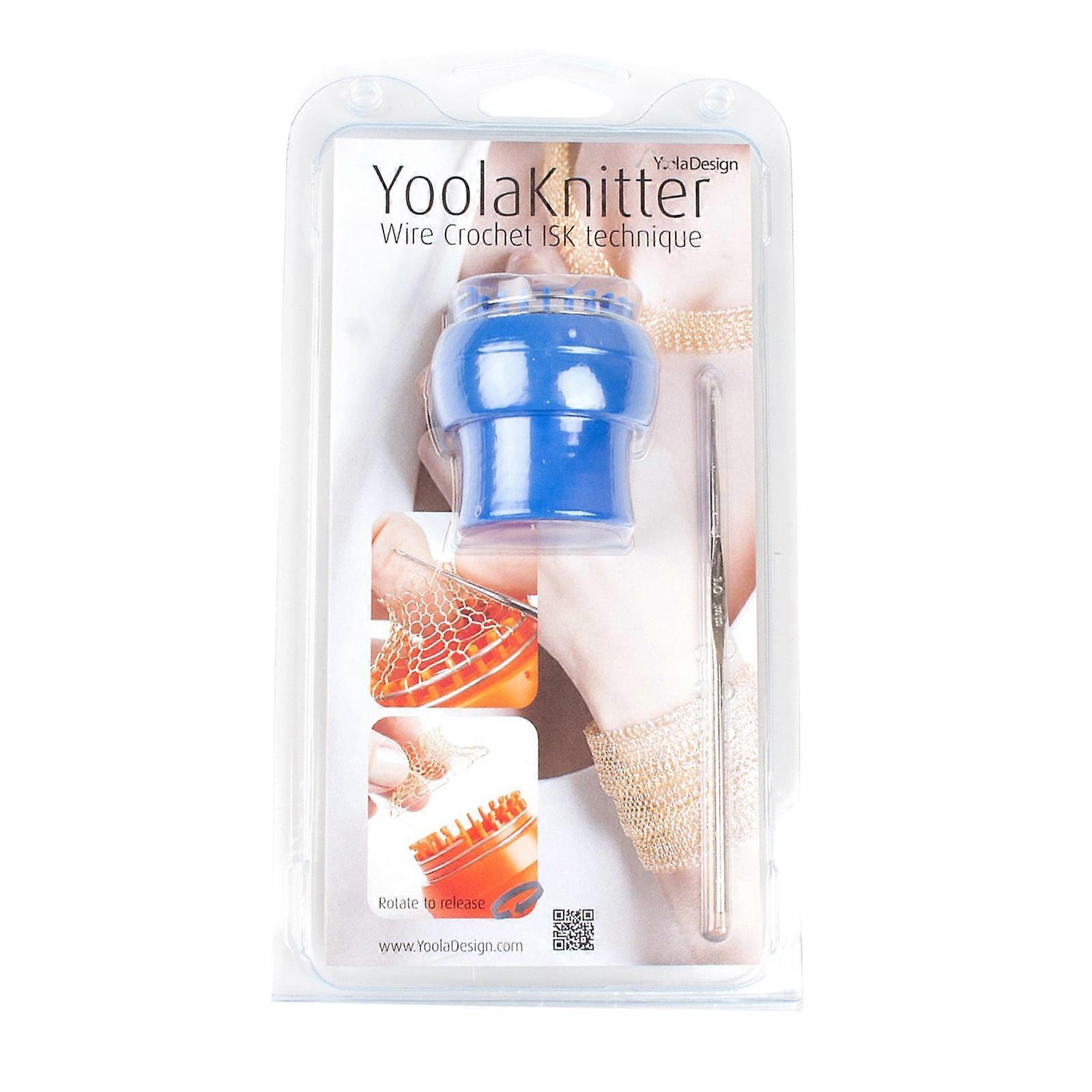 Wire Crochet Knitter Needles Knitting Weaving Darning Machine Loom Sewing Tool