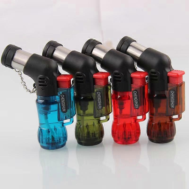 The latest explosion inflatable lighter igniter cigar spray gun moxibustion point incense barbecue torch lighter