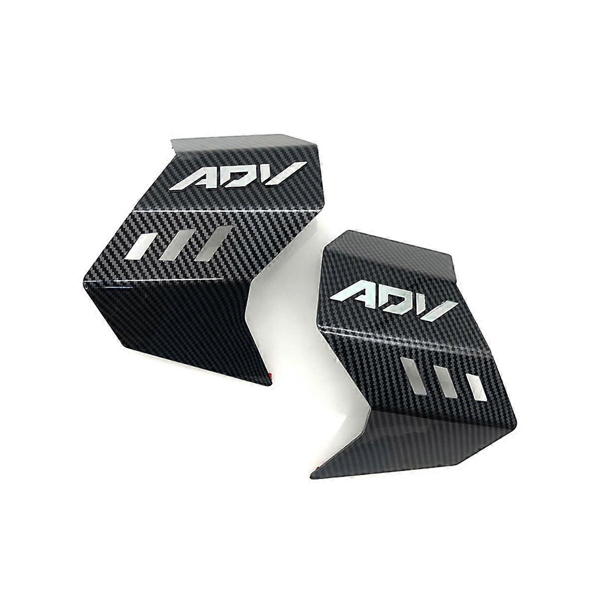 Motorcycle Side Spoiler Side Wind Front Fairing Protector Wing Cover for 160 2023 2024 ,ABS Carbon