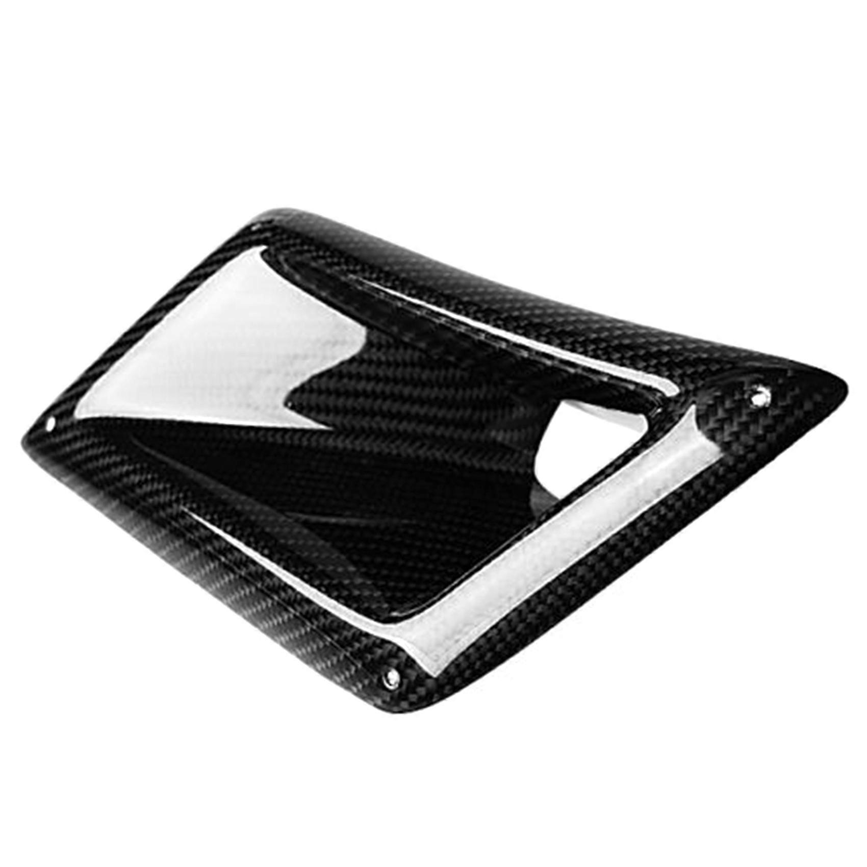 Left Side Real Carbon Fiber Board Car Front Bumper Intake Outlet Duct Cover Trim for 350Z Z33 2003-