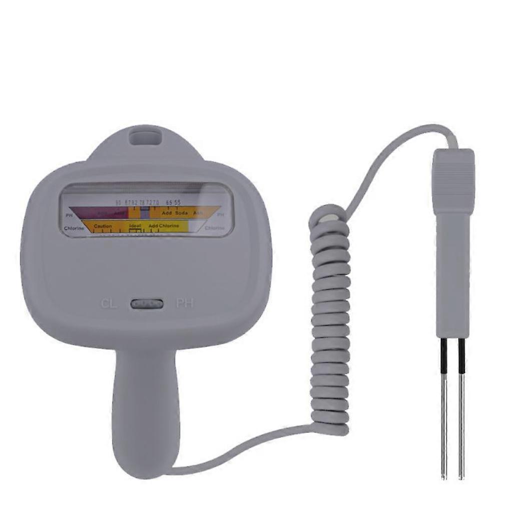 Swimming Pool Water Quality Tester PH Meter Chlorine Tester Water Detector for Swimming Pool without Battery Pool Accessory