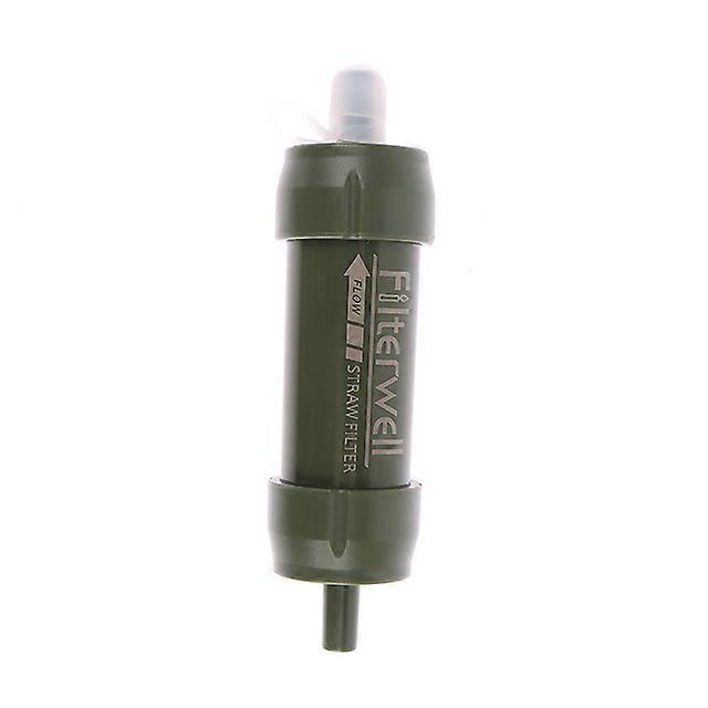 1PC Portable Outdoor Survival Kit Mini Water Filter Straw Wilderness Camping UF Filter Water PurifierIn-