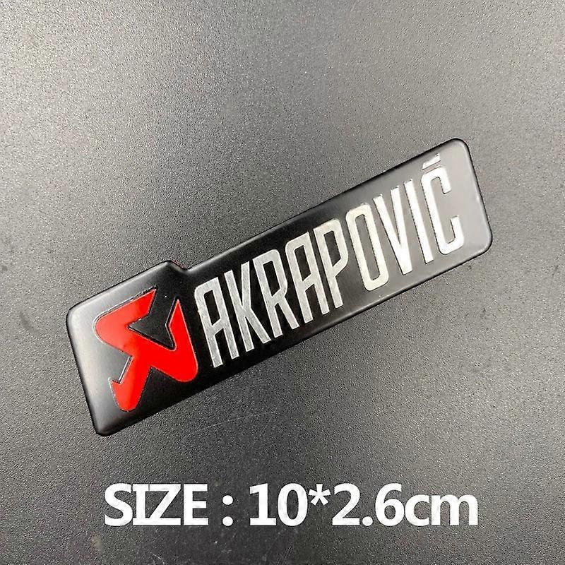 AKRAPOVIC Red Scorpion Die Cut Decal Sticker – Multi Color, Car/Motorcycle